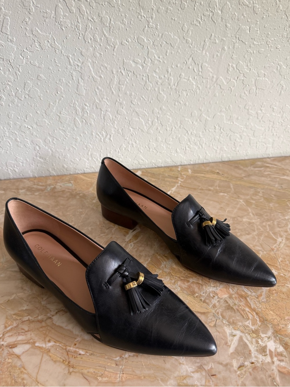 Cole Haan Vanya Leather Tassel Loafers
